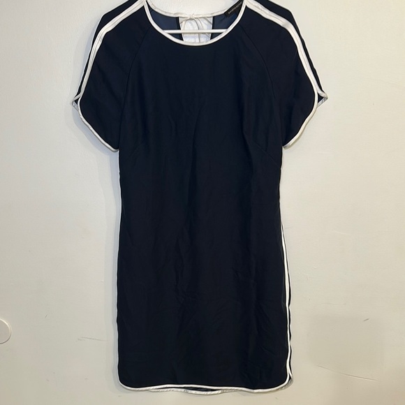 NWT Banana Republic Navy Sheath Short Sleeve Dress Size 2 - Picture 1 of 6